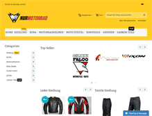 Tablet Screenshot of nurmotorrad.com